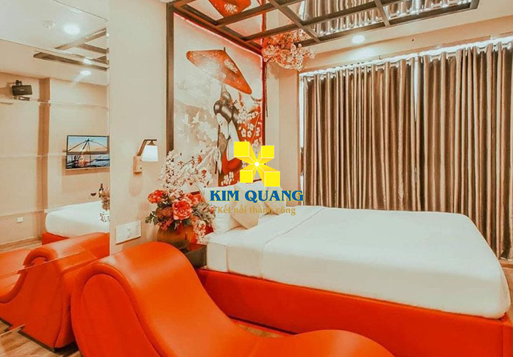 Hình chụp phòng trống trong khách sạn Cupid Hotel đường Cù Lao